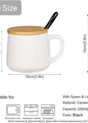 BigNoseDeer Zebra Mug Cute Mugs with 3D Zebra Inside Ceramic Coffee Mug Tea Cup with Spoon and Lid Cool Stuff Birthday Mother's Day Cute Gifts for Women Kids 12oz（Zebra）