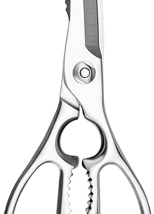 Heavy-Duty Kitchen Scissors Forged from Stainless Steel, Kitchen Shears for Food, Ideal Cooking & Culinary Scissors for Meat, Poultry and Vegetables, Dishwasher Safe, 5-Year Warranty