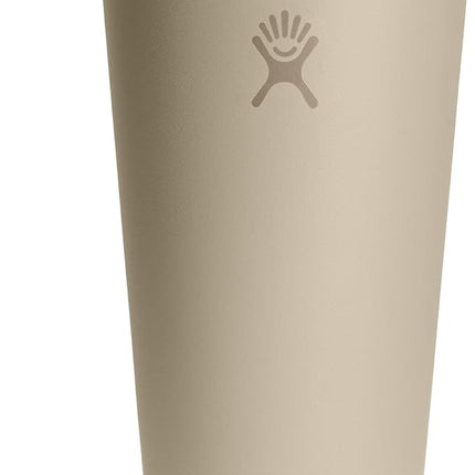 Hydro Flask All Around Tumbler Press-in Lid, Insulated Travel Mug, Stainless Steel Coffee Cup 28 Oz Oat Tan