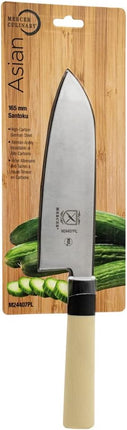 Mercer Culinary Asian Collection Santoku Knife with NSF Handle, 7-Inch
