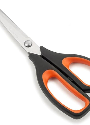 Arcos Kitchen Scissors 8 Inch Stainless Steel. Scissors for Meat Use. Polypropylene Handle and 235 mm Blade. Series Prochef. Black and Red Color