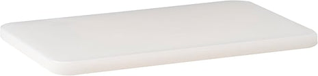 Winco Heavy-Duty Plastic Cutting Board, 6" x 10" x 1/2", White
