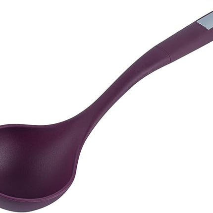 Restaurantware-Met Lux Kitchen Utensil Set, 1 Silicone Utensil Set - Consists 6 Pieces, High-Heat Tolerance, Purple Silicone Kitchen Utensils, For No-Stick Cookware