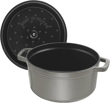 STAUB Mini Round Dutch Oven 0.75-Quart Graphite Grey (Stove)