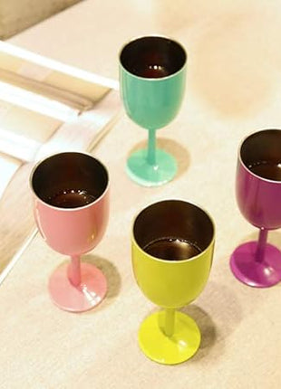 AMZUShome Stainless Steel Wine Glasses(2 Pack).Double Walled Vacuum Insulated Wine Tumbler Cups With Lid and Straw.Friendship,Christmas,Birthday Gifts for Women Men Friends Dad Mom(10oz Mint Green)