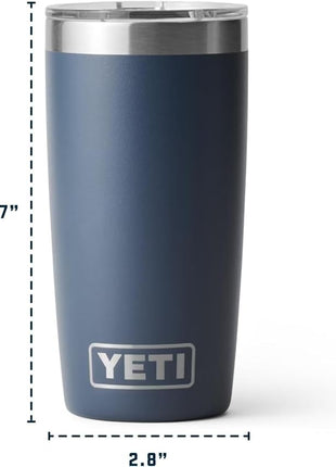 YETI Rambler 10 oz Tumbler, Stainless Steel, Vacuum Insulated with MagSlider Lid, Stainless