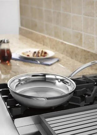 Cuisinart MCP22-24N MultiClad Pro Triple Ply 10-Inch, Open Skillet