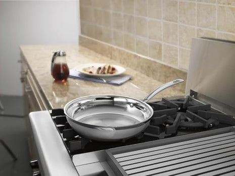 Cuisinart MCP22-24N MultiClad Pro Triple Ply 10-Inch, Open Skillet