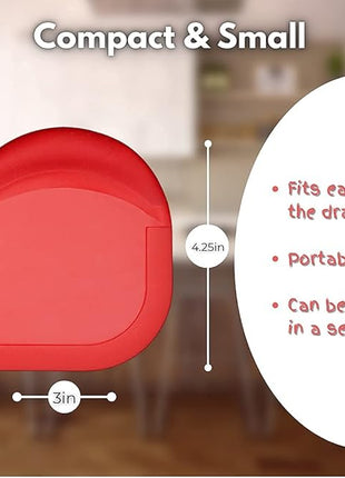 SULLINS Pan Scraper, Pack Of 3 | Pan Scraper Tool | Pot Scraper | Dish Scraper | Dish Scraper Tool | Unique Silicone Grip Design - No Slipping Unlike Other Scrapers