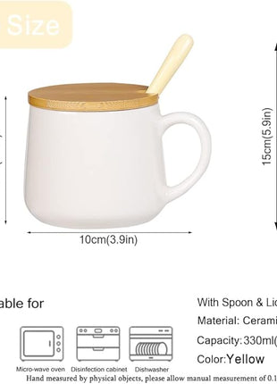 BigNoseDeer Cute Ceramic Donkey Coffee Mug Funny Mug with 3D Animal Inside Kawaii Tea Cup with Spoon and Lid Cool Stuff Christmas Gifts Birthday Mother's Day Cute Gifts for Women Kids 12oz（Donkey）