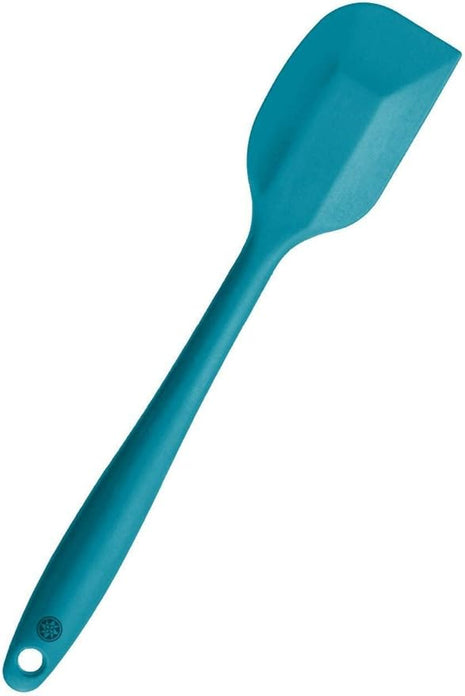 StarPack Basics Silicone Spatula (11.5"), High Heat Resistant to 480°F, Hygienic One Piece Design, Non Stick Rubber Cooking Utensil (Teal Blue)