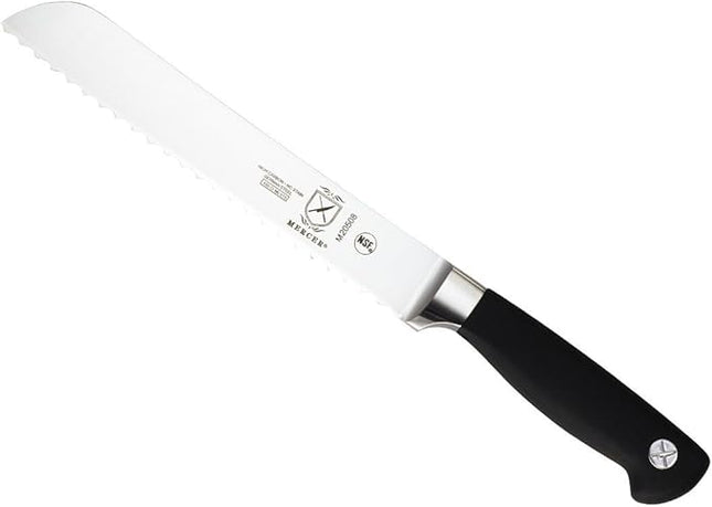 Mercer Culinary M20508 Genesis 8-Inch Bread Knife,Black