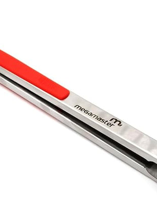 16" Extra-Long Stainless Steel Grill Tongs – Premium Locking BBQ Tongs for Grilling, Cooking, Barbecue, Tailgating – Easy Grip with Hanging Hook, Model 530-0103P