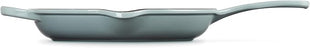 Le Creuset Enameled Cast Iron Signature Iron Handle Skillet, 10.25", Sea Salt