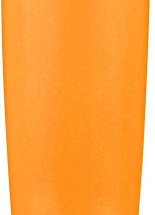 20oz Tumbler Bulk Stainless Steel Vacuum Insulated Tumblers with Lid Double Wall Travel Mug, Durable Powder Coated Coffee Cup, Suitable for Ice Drinks and Hot Beverage (Orange 1pack)
