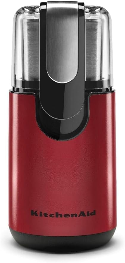 KitchenAid BCG111ER Blade Coffee Grinder, 4 oz, Empire Red