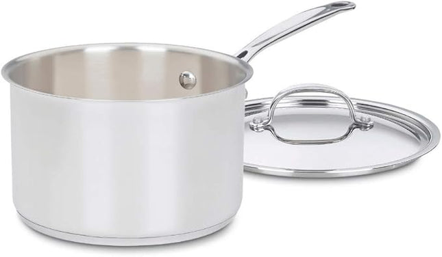 Cuisinart 7194-20 Chef's Classic Stainless 4-Quart Saucepan with Cover