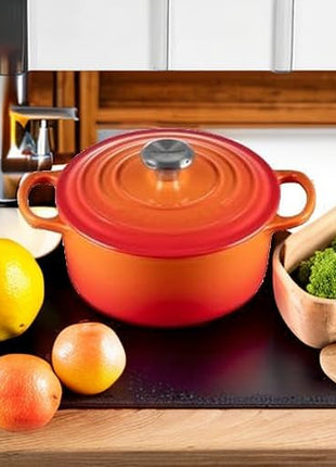 Le Creuset Enameled Cast Iron Signature Round Dutch Oven, 2 qt., Flame
