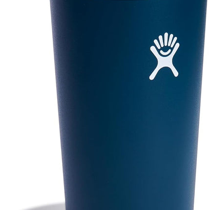 Hydro Flask All Around Tumbler Press-In Lid, Insulated Travel Mug, Stainless Steel Coffee Cup 20 Oz Indigo Blue