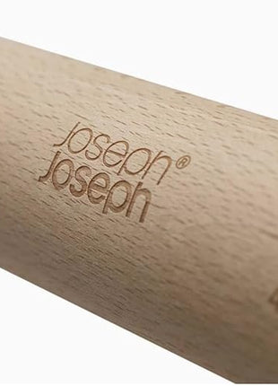 Joseph Joseph PrecisionPin - Rolling Pin with adjustable pastry thickness, Baking and dough rollers, Beech Wood, Multicolor