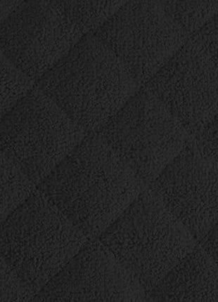 DII Basic Terry Collection 100% Cotton Quilted, Oven Mitt, Black, 2 Piece