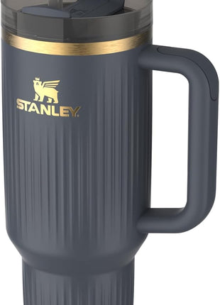 STANLEY Quencher H2.0 Tumbler with Handle and Straw 40 oz | Flowstate 3-Position Lid | Cup Holder Compatible for Travel | Insulated Stainless Steel Cup | BPA-Free | Fluted Twilight