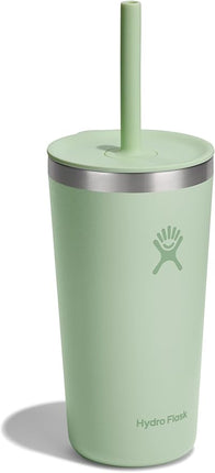 Hydro Flask All Around Tumbler Straw Lid, Insulated Travel Mug, Stainless Steel Coffee Cup 20 Oz Aloe
