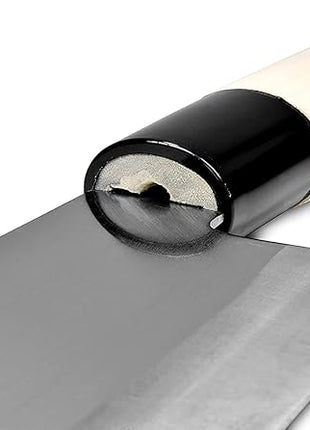 JapanBargain, Nakiri Knife 6-5/8", High Carbon Steel Vegetable Cleaver, Razor Sharp Japanese Chef Knife for Meat and Veggies, Rust-Resistant Molybdenum Blade, Wooden Handle, Made in Japan