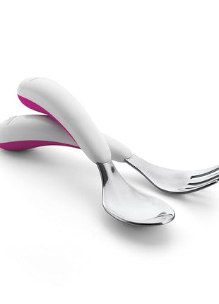 OXO Tot Training Fork & Spoon Set- Pink
