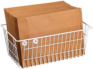 Slideep Farmhouse Freezer Baskets Organizer Storage Bins Large Organizer Baskets for Storage, Office, Bathroom, Pantry Organization Storage Bins Rack with Handles 6 Pack