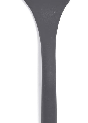 GreenPan Silicone Solid Turner Spatula, Flipping Cooking Kitchen Utensil, Flexible Rubber Nonstick Cookware, Rigid Steel Core, Heat-Resistant, Anti-Slip Handle, BPA-Free, Dishwasher Safe, Gray