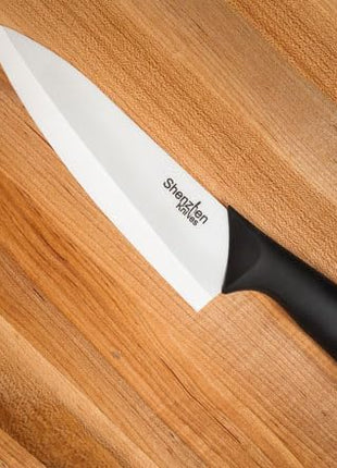 Shenzhen Knives White Ceramic 6 Inch Chef's Knife - Lightweight Kitchen Cutlery for Precision Cooking