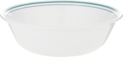Corelle 18-Piece Vitrelle Glass Country Cottage Chip and Break Resistant Dinner Set, Service for 6, Green/Blue