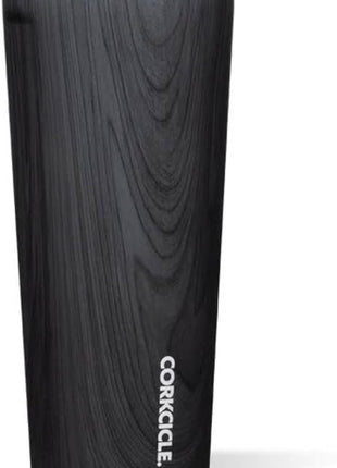 Corkcicle Classic Tumbler - Insulated Stainless Steel Travel Cup - Cold & Hot Drinks - Reusable - Durable - Spill Proof Lid - Non-Slip Silicone Base - Easy Grip - BPA Free - 24 oz - Burnt Wood