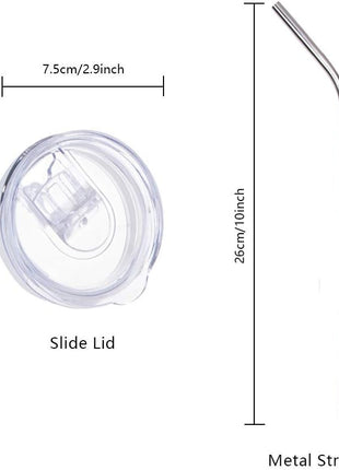 PYD Life Sublimation Blanks Skinny Tumbler White 20 OZ Straight Stainless Steel with Metal Straw for Mug Tumbler Heat Press Machine Sublimation Printing 4 Pack