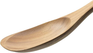 FAAY Teak Wooden Utensils, Healthy Spoon and Spatula Handcraft from High Moist-Resistance Teakwood for Non Stick Cookware (Corner Spoon - Right Hand)