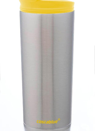 Travel Coffee Mug - 16 Oz. Stainless Steel Insulated Coffee Mug, Leak Proof Tumbler w/Dishwasher Safe Lid, Double Wall Travel Coffee Cup, Reusable Insulated Tumbler for Hot & Cold Beverages…