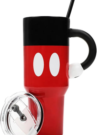 Disney Mickey Mouse 40 Oz Stainless Steel Tumbler With Sculpted Arm Handle