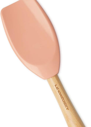 Le Creuset Silicone Craft Series Spatula Spoon, 11 3/8" x 2 1/8", Peche