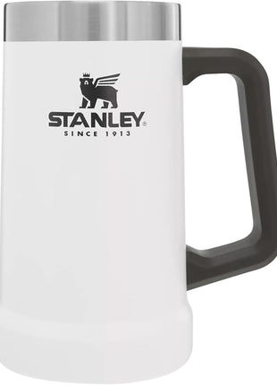 Stanley Stay-Chill Beer Stein 24 oz | Heavy Duty Big Grip Handle | Beer Tumbler Drink Cup, Holds 2 Cans | Insulated Stainless Steel Party Mug | BPA-Free