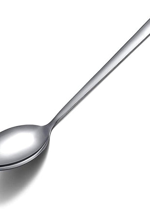 Cooking Spoon, Berglander Stainless Steel Solid Serving, Basting Spoon For Cooking, Kitchen Non-Stick And Heat Resistant, Dishwasher Safe, Easy to Clean