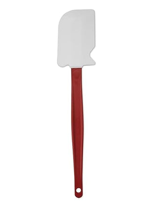 Rubbermaid Commercial Products High Heat Resistant Silicone Heavy Duty Spatula/Food Scraper 13.5-Inch 500 Degrees F Red Handle for Baking/Cooking/Mixing Commercial Dishwasher Safe