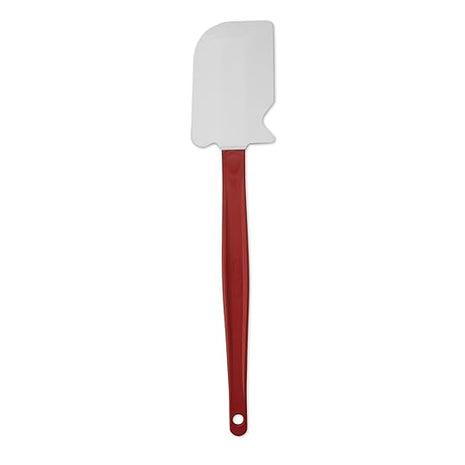 Rubbermaid Commercial Products High Heat Resistant Silicone Heavy Duty Spatula/Food Scraper 13.5-Inch 500 Degrees F Red Handle for Baking/Cooking/Mixing Commercial Dishwasher Safe