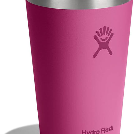 Hydro Flask All Around Tumbler Press-in Lid, Insulated Travel Mug, Stainless Steel Coffee Cup 16 Oz Reef Pink