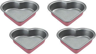 Cuisinart CMBM-4HRT1PK 4-pc Mini Heart Pan Set (Pink)