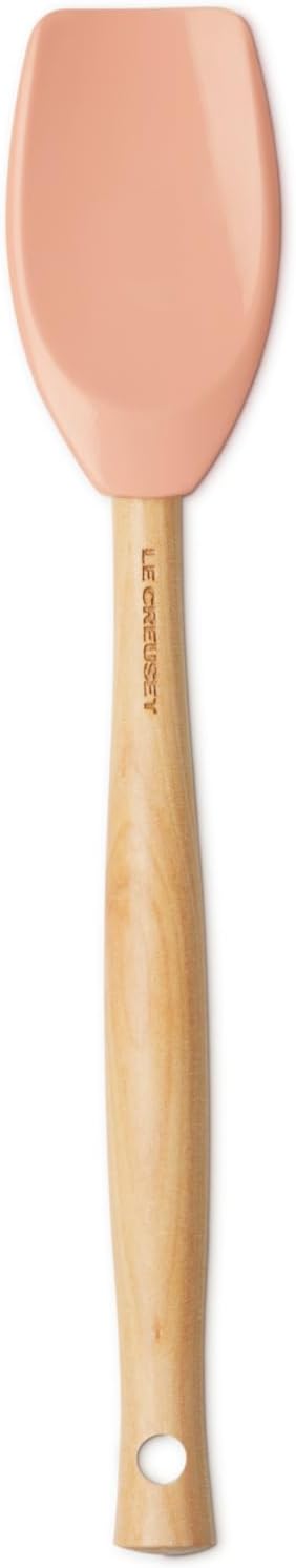 Le Creuset Silicone Craft Series Spatula Spoon, 11 3/8" x 2 1/8", Peche