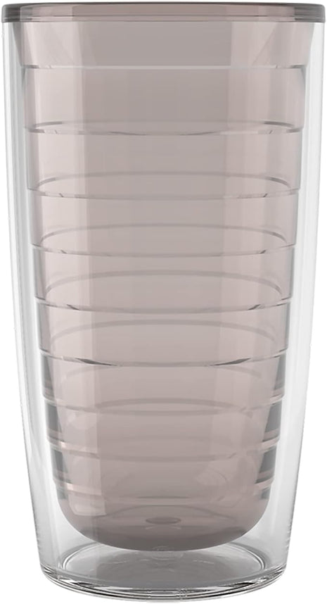 Tervis Clear & Colorful Tabletop Made in USA Double Walled Insulated Tumbler Travel Cup Keeps Drinks Cold & Hot, 16oz, River Rock