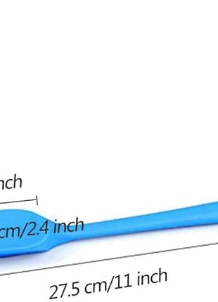 4 Piece Silicone Spatulas Heat Resistant 11inch Large Rubber Spatulas for Baking, Cooking, and Mixing Non-Stick Flexible Seamless Spatula with Stainless Steel Core