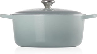 Le Creuset Enameled Cast Iron Signature Round Dutch Oven, 7.25 qt., Sea Salt