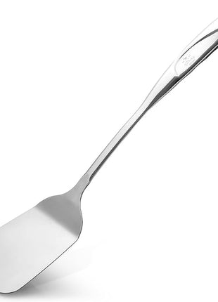 Zulay Kitchen Stainless Steel Solid Turner - 15” Large Metal Spatula for Cooking, Frying & Grilling - Durable, Heat-Resistant & Dishwasher Safe Kitchen Utensil for Everyday Use
